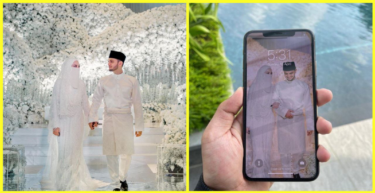 PU Riz Letak Foto Perkahwinan Sebagai Wallpaper Telefon, Netizen Doa Yang Baik-Baik – “Nanti Bertiga Pula” – VIDEOVIRAL_6086594470ff8.jpeg