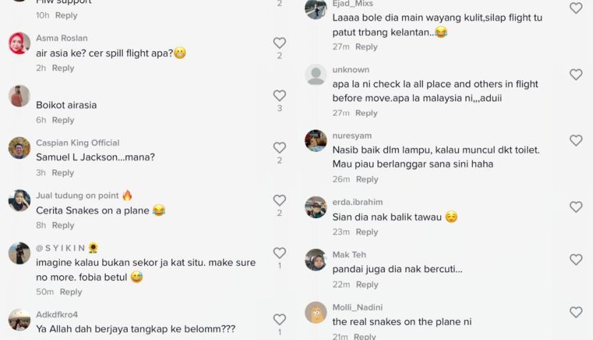 Antara komen jenaka netizen.