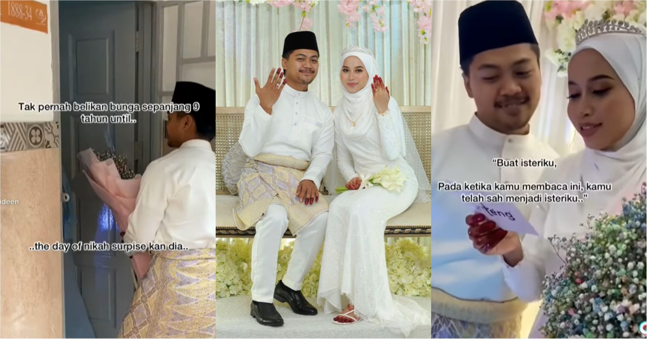 Sembilan tahun kenal satu hadiah pun tak bagi, jejaka ini tunjuk effort tempah ‘bunga pertama’ untuk bakal isteri sebulan sebelum nikah_6214919a25ebe.jpeg