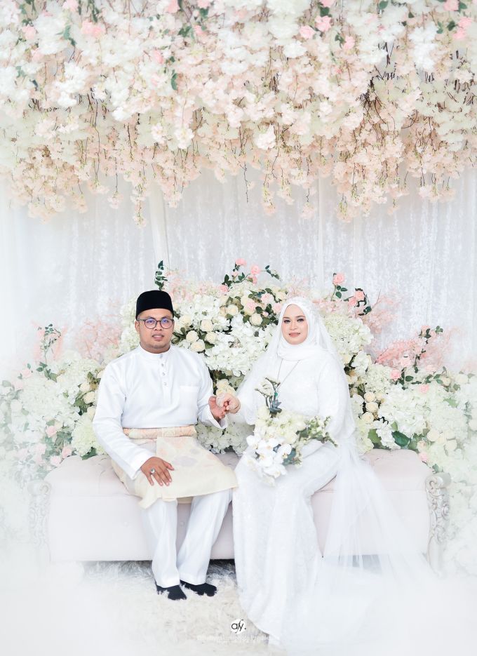 baju bunga pengantin