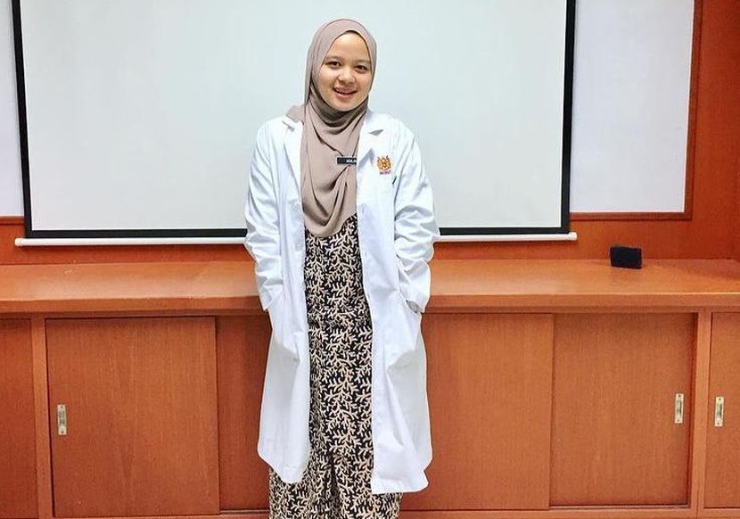 Anis semasa mengikuti pengajian di USM