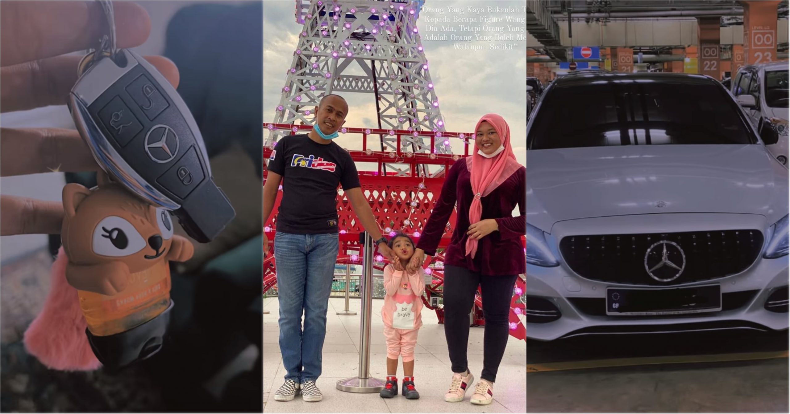 “Patutlah Hint-Hint, Muat Lagi Ke Naik Kereta Audi Tu?,” – Kejutan Awal, Achey Bocey Hadiahkan Isteri Mercedes Benz_622ef273cb01e.jpeg
