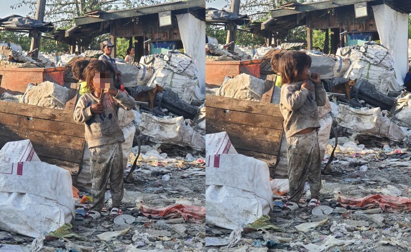 Ditemui di tapak pelupusan sampah, tiba-tiba men4ngis teres4k-es4k! Sedih tak dapat bantuan, siapa sebenarnya kanak-kanak ini?_625e3090cc832.jpeg