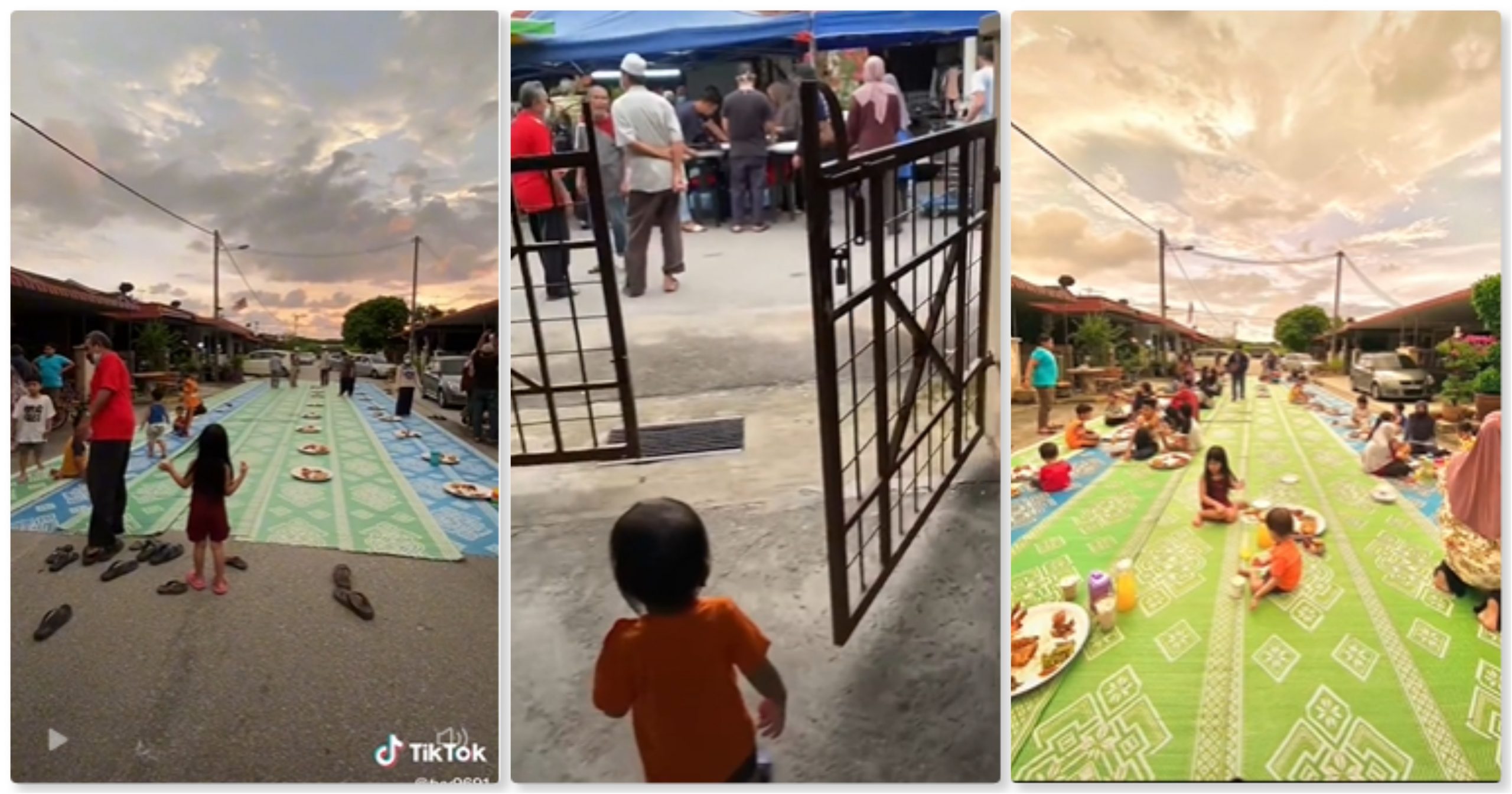 Pacak Khemah & Bentang Tikar, Jiran Pakat Iftar Bersama Siap Bertukar Juadah_625e5ee8aef5c.jpeg