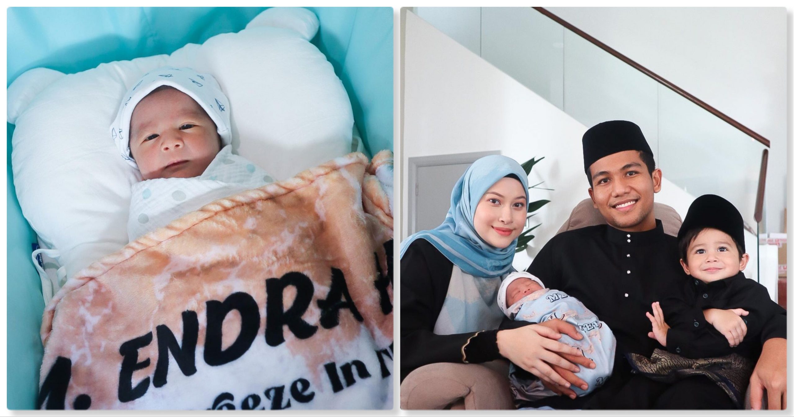 “Kenalkan Putera Kedua Kami,” – Eyra & Haziq Kongsi Wajah Anak Lelaki, Muhammad Endra Haqimie_6277328256cdb.jpeg